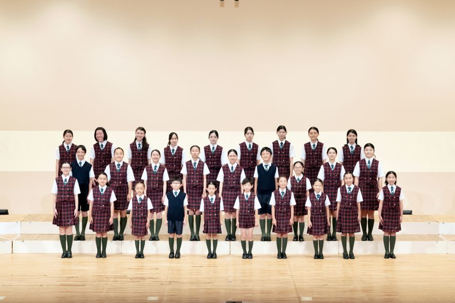 ゆりがおか児童合唱団の団員たち